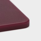 Доска профессиональная разделочная Hanna Knövell, 40×30×1.2 см, полиэтилен, коричневая - Фото 5