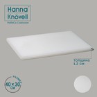 Доска профессиональная разделочная Hanna Knövell, 40×30×1,2 см, цвет белый - фото 298545765