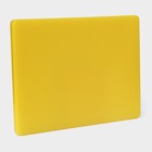 Доска профессиональная разделочная Доляна, 40×30×1,8 см, цвет жёлтый - фото 9410256