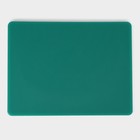 Доска профессиональная разделочная Доляна, 40×30 см×1,8 см, цвет зелёный - фото 9410263