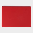 Доска профессиональная разделочная Доляна, 40×30 см, толщина 1,8 см, цвет красный - фото 9316178