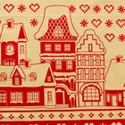 Набор полотенец "Новогодние Домики" 64 х 40 см - 2шт, 100% хл 160 г/м2, рогожка - Фото 4