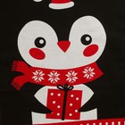 Полотенце "С Новым Годом" Пингвин 64 х 40 см,100% хл 160 г/м2, рогожка - Фото 2