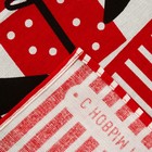 Полотенце "С Новым Годом" Пингвин 64 х 40 см,100% хл 160 г/м2, рогожка - Фото 3