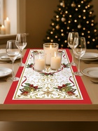 Дорожка на стол «Этель» Новогодняя сказка 30×70 ±3 см, 100% хлопок, саржа 190 г/м² - Фото 3