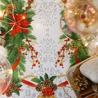 Дорожка на стол "Этель" Рождественский балл 30х70 +/-3  см, 100% хлопок, саржа 190 гр/м2 - Фото 3