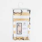 Дорожка на стол Этель «Олени» 30×70 ±3 см, 100% хлопок, саржа 190 г/м², чёрная/белая - Фото 2