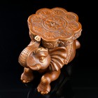 Статуэтка-подставка "Индийский слон", бронза, гипс, 22х39х26 см - Фото 6