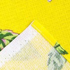 Полотенце вафельное Collorista Вишни, цвет желтый 35х58,100% хл,160 г/м² - Фото 3