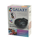 Электровафельница Galaxy GL 2951, 1200 Вт, тонкие вафли, антипригарное покрытие, чёрная - фото 8417568