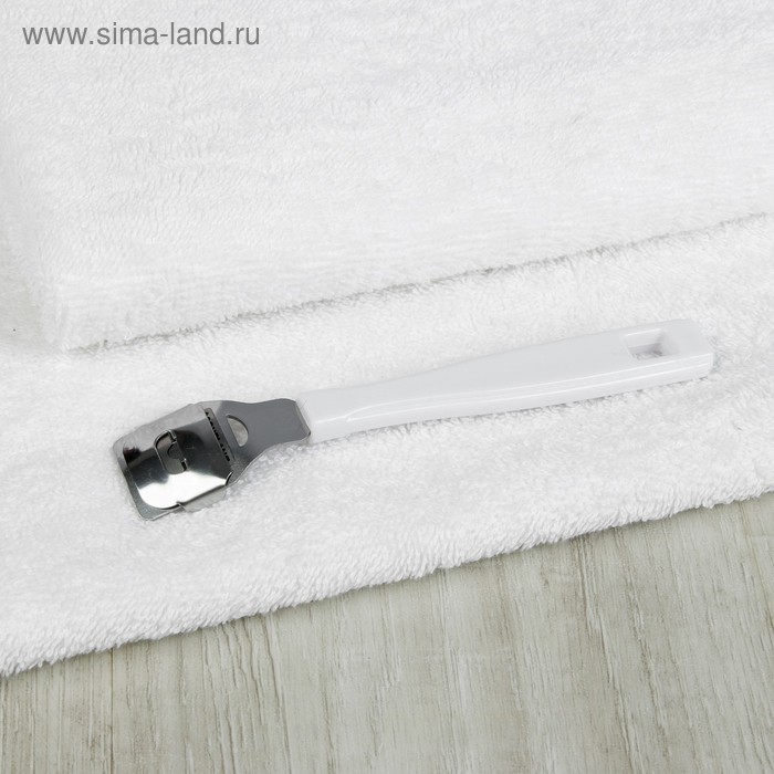 Станок для педикюра с лезвием, 15 см, цвет белый - Фото 1