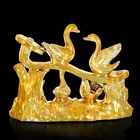 Сувенир золото "Пять лебедей" 20х15,5х7 см - Фото 3
