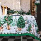 Скатерть новогодняя «Этель» Новогодний лес 148×220 см, 100% хл, саржа 190 г/м² с ГМВО - Фото 2