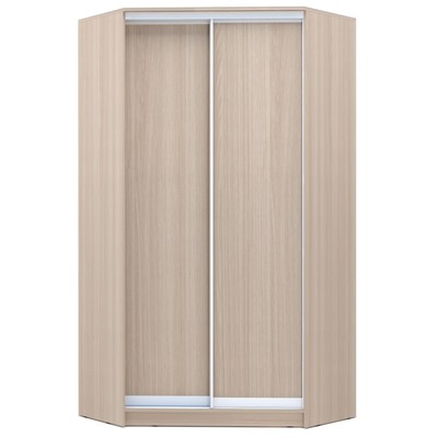 Шкаф – купе угловой «Хит – У – 23 – 4 – 11», 1103×1103×2300 мм, цвет ясень шимо светлый