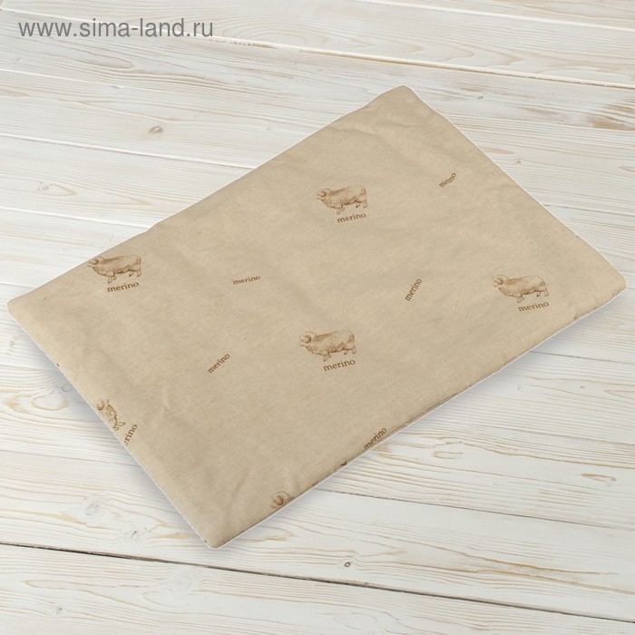 Подушка нестёганая для младенцев «Сладкий сон», размер 40×60 см, шерсть, поплин - Фото 1