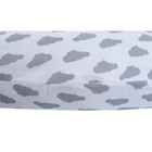 Подушка для беременных, размер 34 × 170 см, облака серый - Фото 2