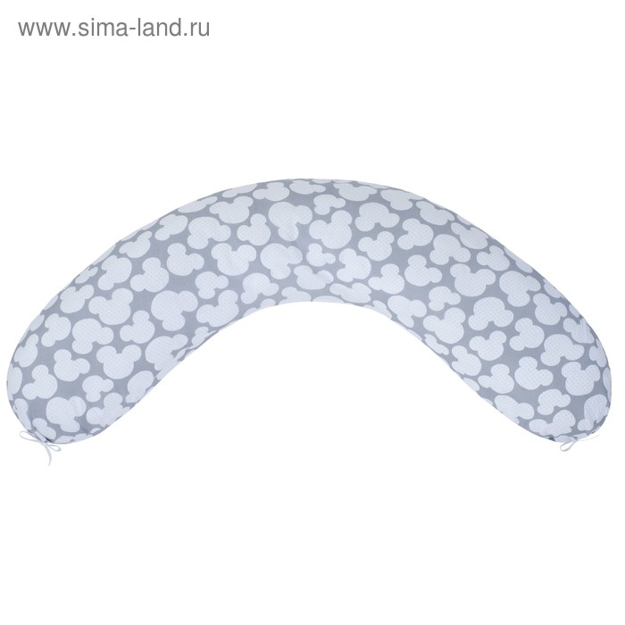 Наволочка к подушке для беременных, размер 34×170 см, мышонок серый - Фото 1