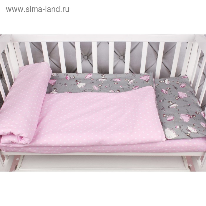 Детское постельное бельё Baby Boom, 75х125 см, 112х147 см, 40х60 см - Фото 1