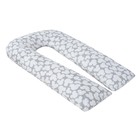 Наволочка к U-образной подушки для беременных, размер 35×340 см, мышонок серый - Фото 1