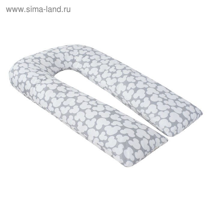 Наволочка к U-образной подушки для беременных, размер 35×340 см, мышонок серый - Фото 1