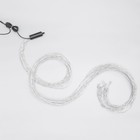 Гирлянда "Конский хвост (капля росы)", 15 серебристых нитей по 2 м, LED-300-6V-220V, серебристая нить, свечение белое - Фото 9
