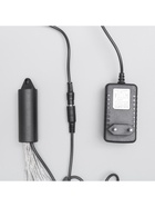 Гирлянда «Конский хвост» 15 нитей по 2 м, IP20, серебристая нить, 300 LED, свечение мульти, 220 В - фото 6925457