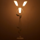 Торшер «Симпл», 3×40 Вт, E27, белый, 55×30×155 см - Фото 3