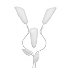 Торшер «Симпл», 3×40 Вт, E27, белый, 55×30×155 см - Фото 4