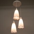 Светильник подвесной BayerLux «Симпл», 3×15 Вт E27, белый - Фото 3