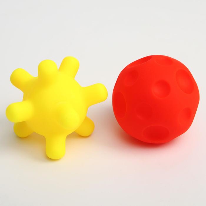 Набор игрушек для ванны «Шарики», 2 шт., цвета и формы МИКС 44178