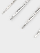 Набор столовых приборов Magistro «Фолк», 4 предмета, нержавеющая сталь, цвет металла золотой, серебряный ручки - Фото 3