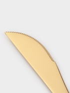 Набор столовых приборов Magistro «Фолк», 4 предмета, нержавеющая сталь, цвет металла золотой, серебряный ручки - Фото 4