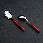 Набор ложек чайных Доляна «Нео», 14,5 см, 6 шт, цвет красный - Фото 3