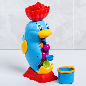 Набор игрушек для игры в ванне «Мельница. Дельфин», на присоске