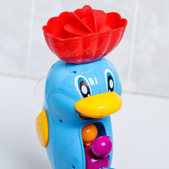 Набор игрушек для игры в ванне «Мельница. Дельфин», на присоске 44181