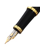 Ручка подарочная Calligrata. VIP, перьевая, в футляре кожзам, корпус чёрный 3604837