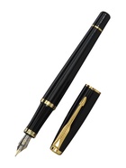 Ручка подарочная Calligrata. VIP, перьевая, в футляре кожзам, корпус чёрный - Фото 2