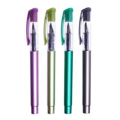 Ручка перьевая «Перламутр», с закрытым пером, МИКС