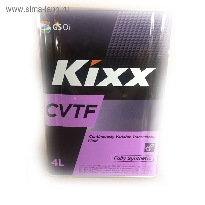 Трансмиссионная жидкость Kixx CVTF, 4 л - Фото 1