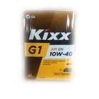 Масло моторное  Kixx G SN Plus 10W-40, 4 л, полусинтетическое - фото 92140