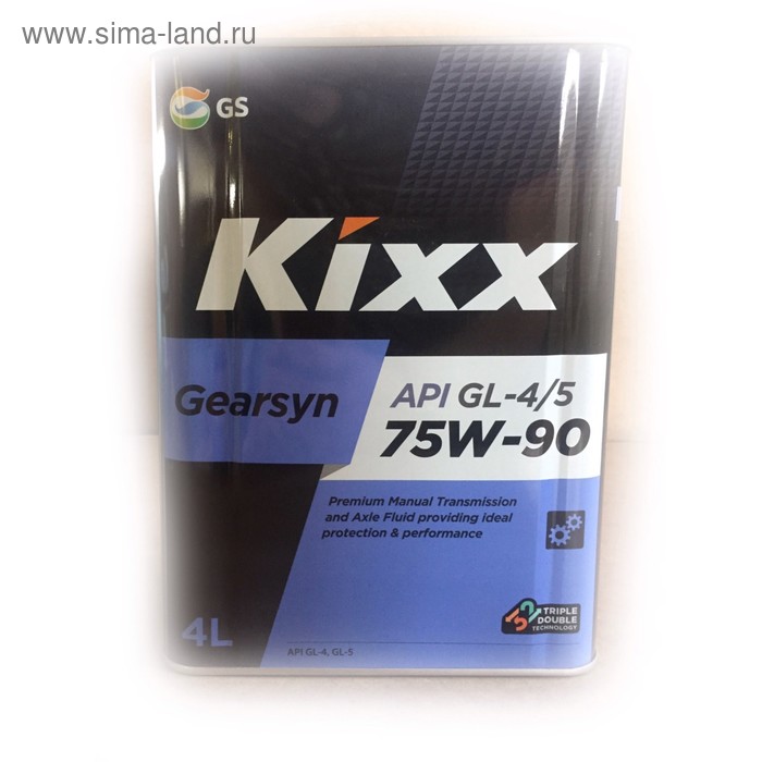 Масло трансмиссионное Kixx Gearsyn GL-4/5 75W-90, 4 л - Фото 1