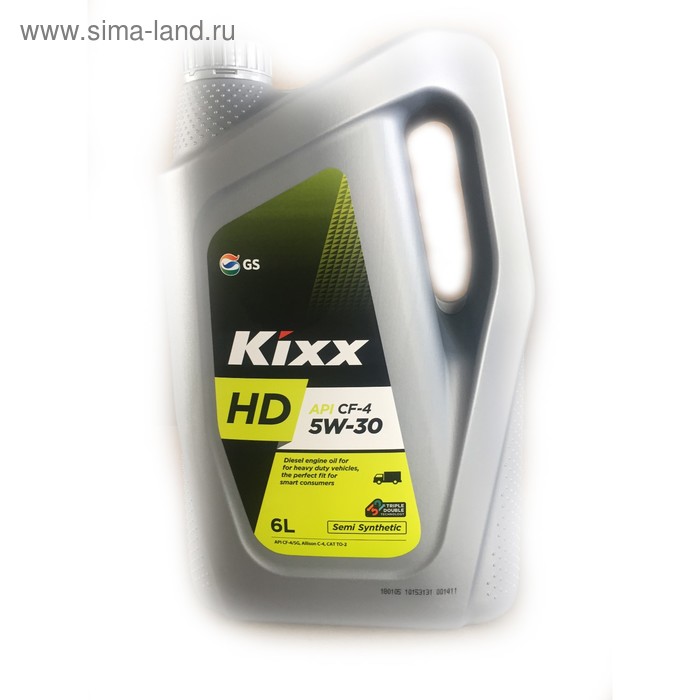 Масло моторное  Kixx HD CF-4 5W-30 Dynamic, 6 л - Фото 1