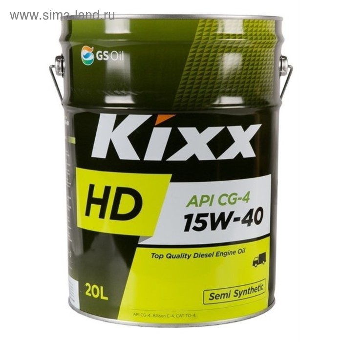 

Масло моторное Kixx HD CG-4 15W-40 Dynamic, 20 л