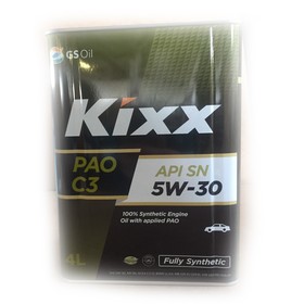 Масло моторное  Kixx PAO C3 5W-30, 4 л 3937858