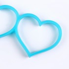 Плечики для галстуков и шарфов Доляна «Сердце», 39×19×1,5 см, цвет МИКС - Фото 4