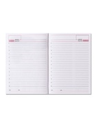 Ежедневник недатированный А5, 160 листов, искусственная кожа, перфорация углов, «Вивелла», чёрный - фото 59752199