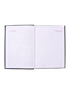 Ежедневник недатированный А5, 160 листов, искусственная кожа «Небраска», синий - Фото 10