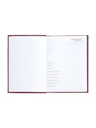 Ежедневник недатированный А5, 160 листов «Небраска», бордовый - Фото 13