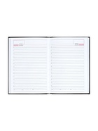 Ежедневник недатированный А5, 160 листов, перфорация углов, «Небраска», чёрный - Фото 13