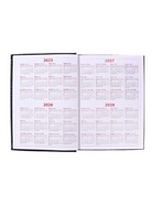 Ежедневник недатированный А5, 160 листов, перфорация углов, «Небраска», чёрный - Фото 17